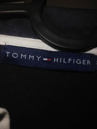 Polo Tommy Hilfiger Azul y Blanco