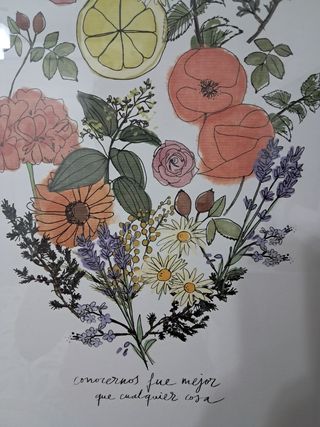 Lámina floral LuciaBe