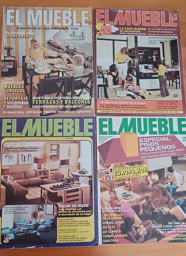 Lotto di 20 riviste El Mueble Decor