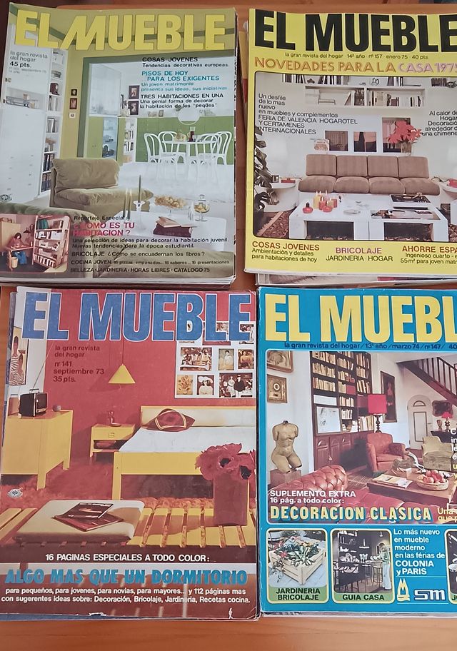 Lotto di 20 riviste El Mueble Decor