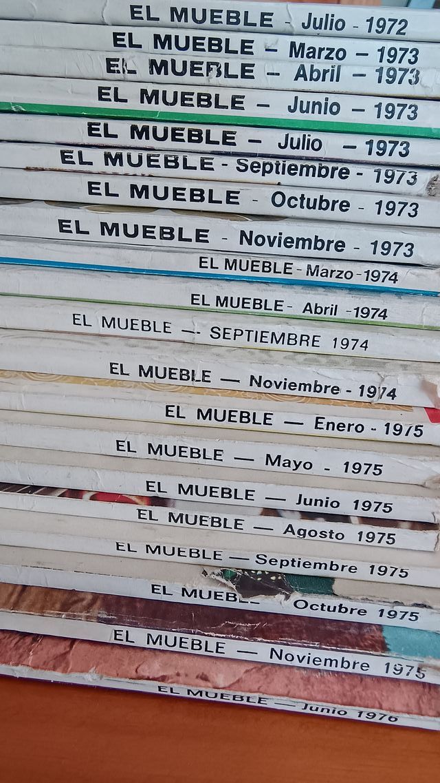 Lotto di 20 riviste El Mueble Decor