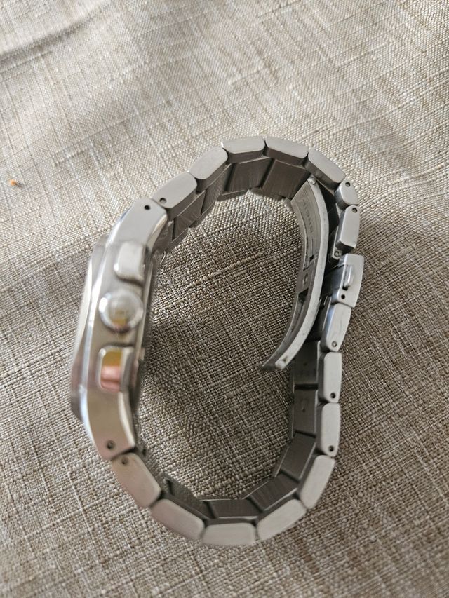 Reloj Breil Cronógrafo Negro y Plateado Nuevo