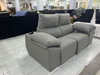 Nuevo sofa electrico de 2 plazas gris en OFERTA!!!