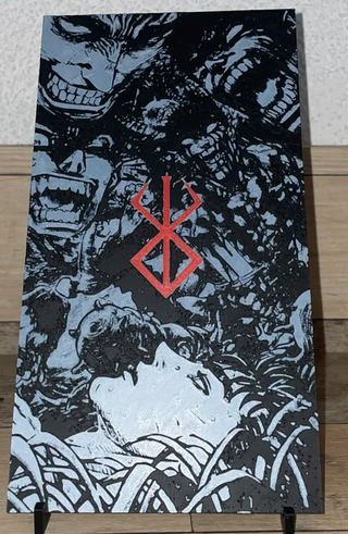 Variedad de láminas de Berserk Impresas 3D