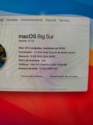 Ordenador Apple iMac Plata