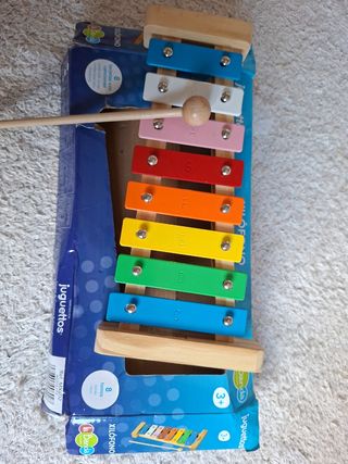 Xilófono infantil de madera con 8 tonos