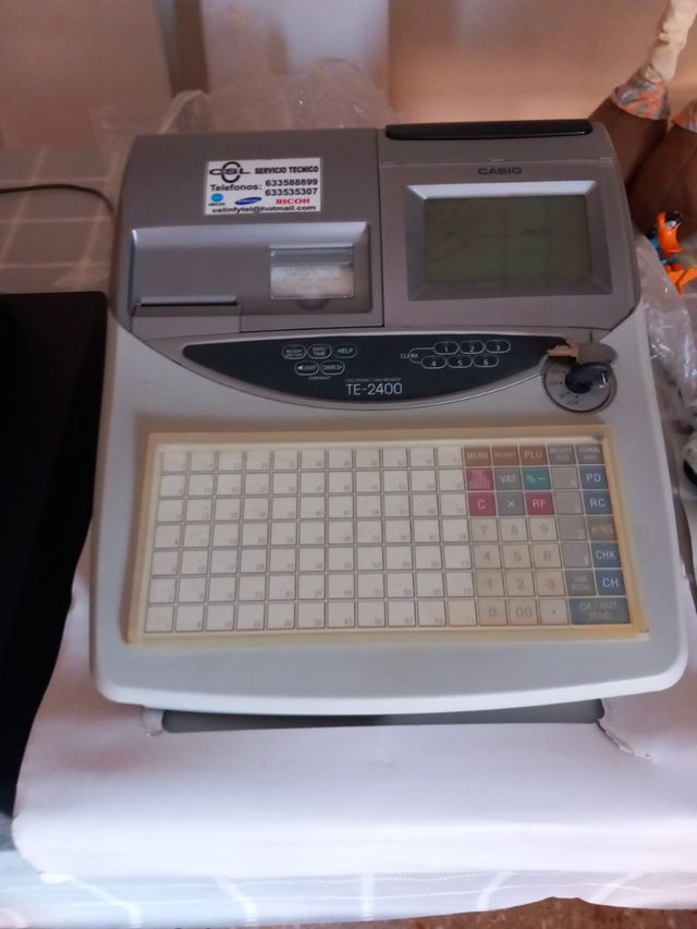 Lote 3 Cajas Registradoras Casio TE-2400