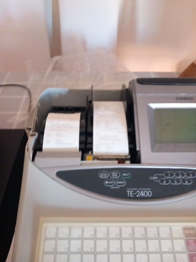 Lote 3 Cajas Registradoras Casio TE-2400