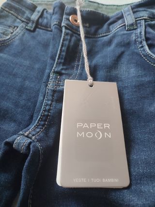 Pantalones vaqueros niña marca Paper Moon , Nuevo