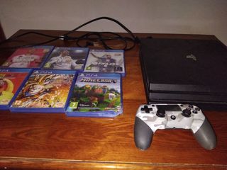Ps4 Pro 1TB + Mando + 6 Juegos
