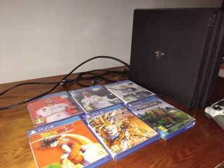 Ps4 Pro 1TB + Mando + 6 Juegos