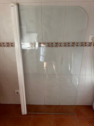 Mampara de bañera abatible 145x80 cm