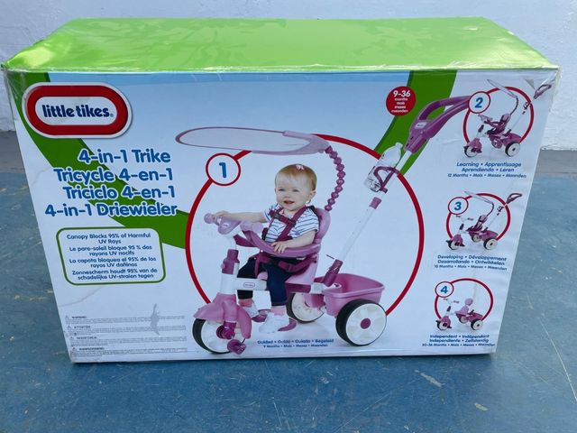 Triciclo 4 en 1 Morado