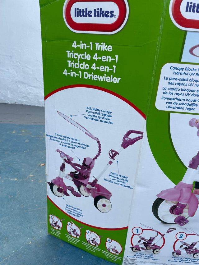 Triciclo 4 en 1 Morado