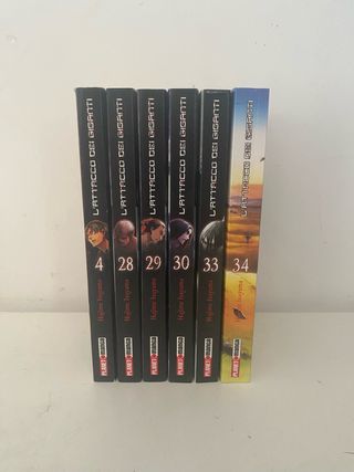 volumi 4 28 29 30 33 34 dell attacco dei giganti 