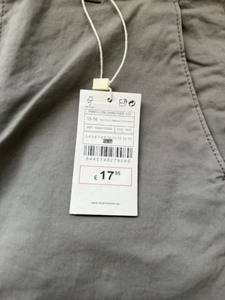 Pantalón chino Alvaro Moreno caqui sin estrenar