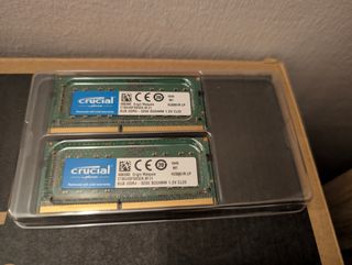 2x Crucial 8GB DDR4 SODIMM RAM 3200MHz