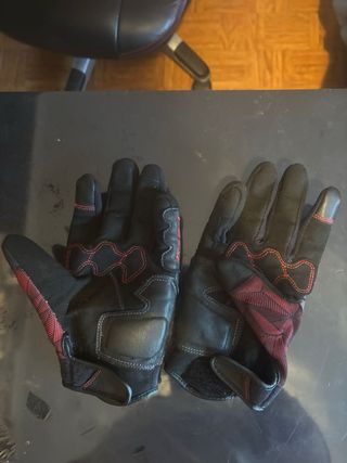 Guantes Dainese Verano Negros y Rojos