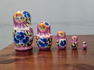 Matrioske Artigianato Russo Anni '80/'90