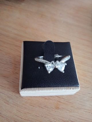 Anillo lazo ajustable plata