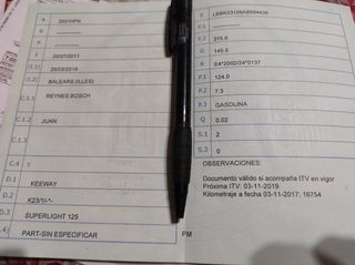 Moto 125cc Keewey superlight