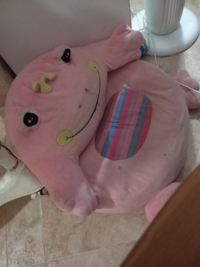 Sillón infantil rosa