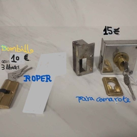 Bombillo Roper y Cerradura,ver precios