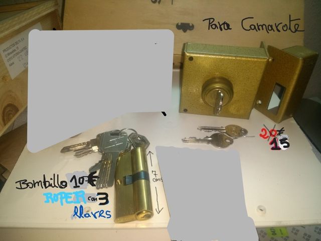 Bombillo Roper y Cerradura,ver precios