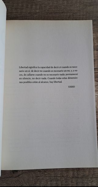 Libertad: la valentía de ser tú mismo / Osho