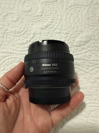 Objetivo Nikon AF NIKKOR 50mm 1:1.8D