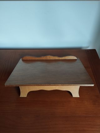 Atril de madera para libros + otro de regalo