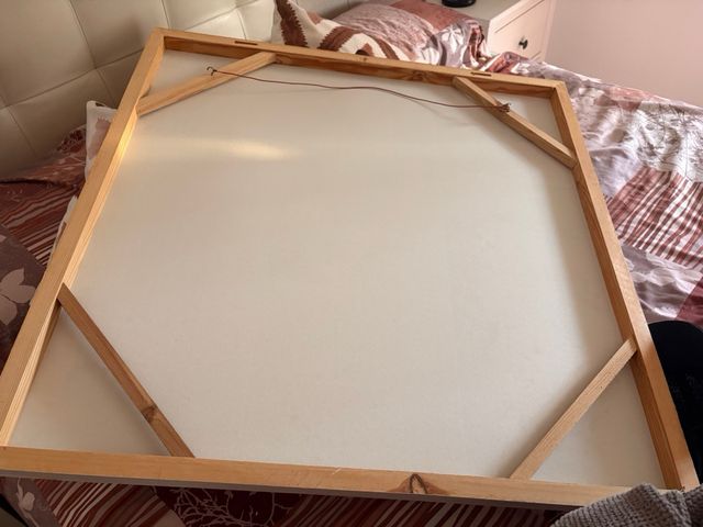 Cuadro Decorativo Flores Rosas y Corazones