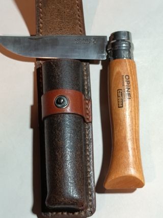 Coltello Opinel n°9 Carbonio con Fodero