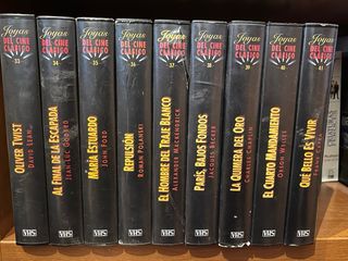 Lote  VHS Joyas Cine Clásico