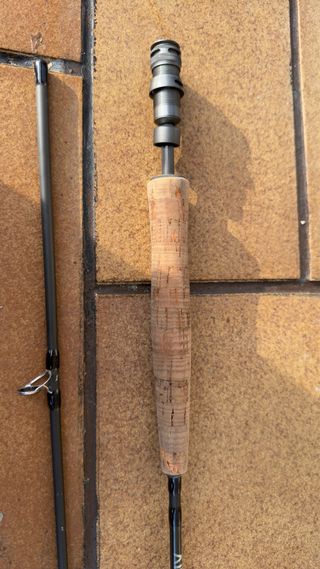 Caña de pesca ultraligera 7'6 #2 + carrete + linea