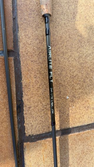 Caña de pesca ultraligera 7'6 #2 + carrete + linea