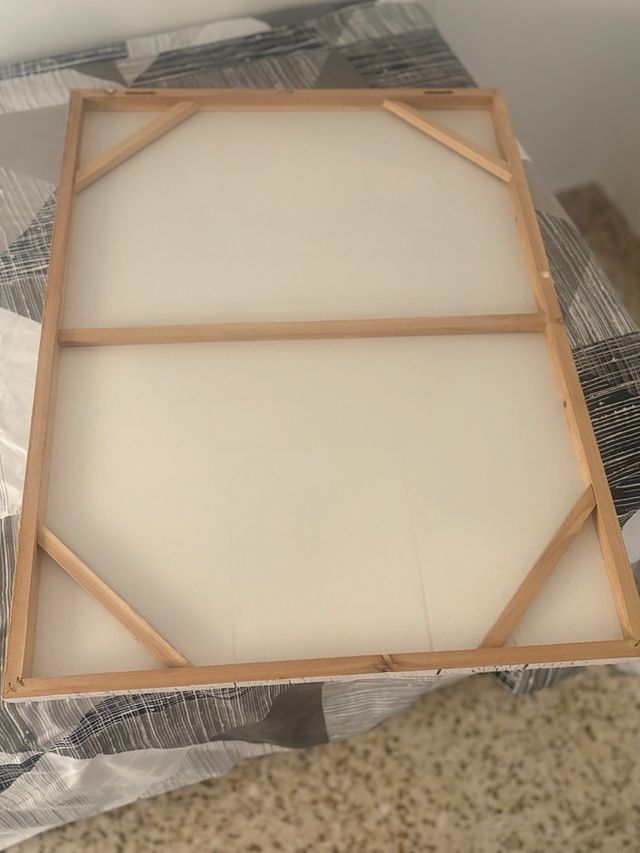 Cuadro Corazón  Gris y Turquesa