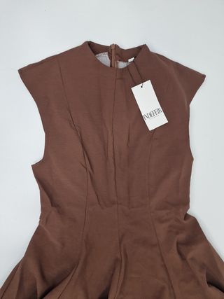 Vestido marrón Indefeir Talla XS SKU:040925-03