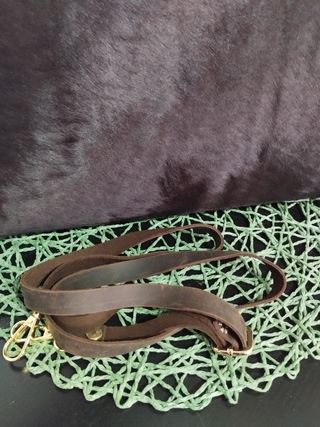 Bolso Piel de Potro Shoper Negro/Marrón