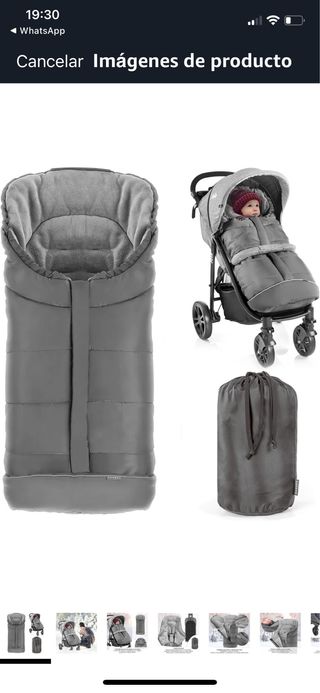 Saco Bebé Universal Zamboo Gris