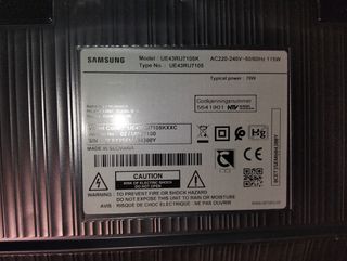 TV Samsung 43 Negra