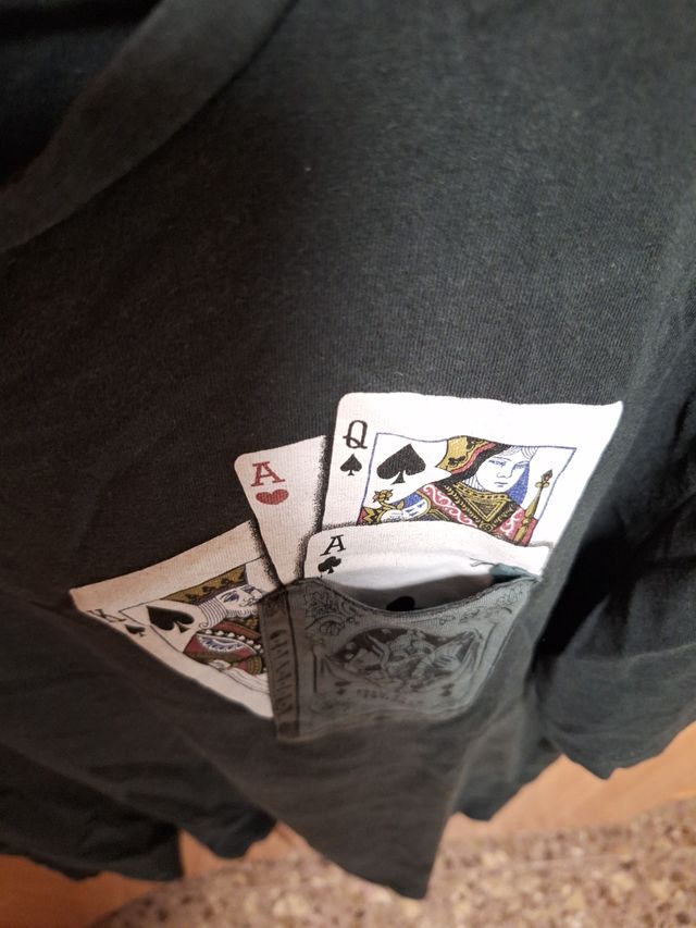 Camiseta Pull&Bear Verde Talla XL