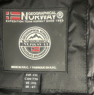 Geographical Norway Parka Hombre XXL Negro
