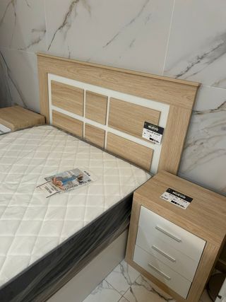 PACK CABECERO DE CAMA + 2 MESITAS DE NOCHE A JUEGO