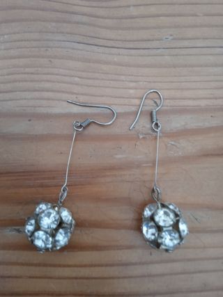 Pendientes Swarovski Plata