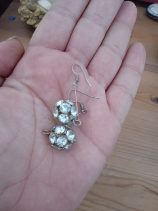 Pendientes Swarovski Plata