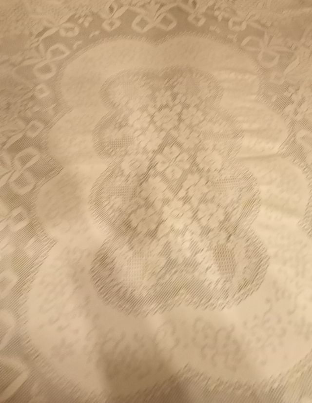 Mantel y servilletas 10 personas bordado maquina