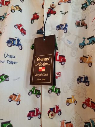 Camisa Talla XXXL Vespas, Nueva.