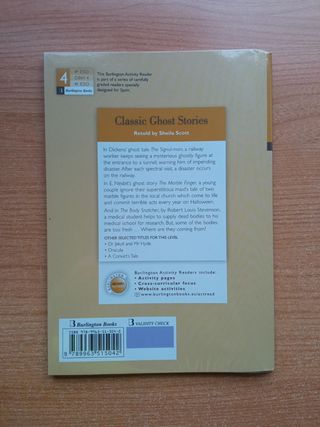 Libro lectura inglés Classic Ghosts Stories 4° ESO
