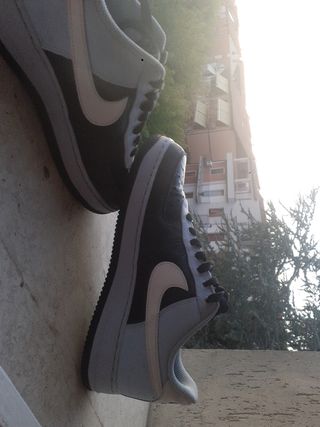 Nike Air Force 1 Scarpe Uomo Nero Blu